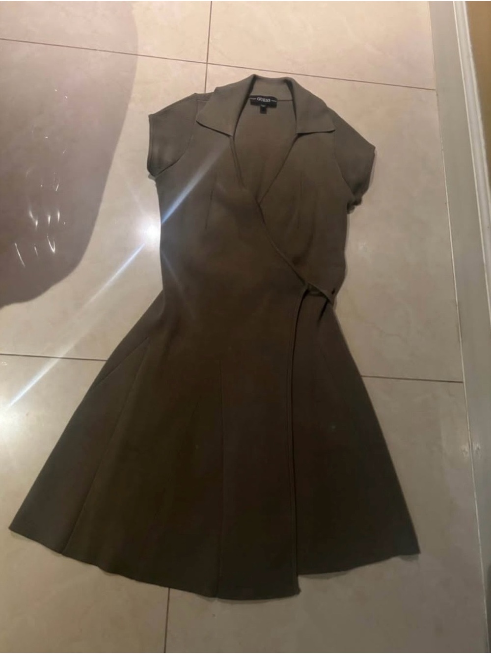 Guess  Wrap-Style Fit & Flare Dress